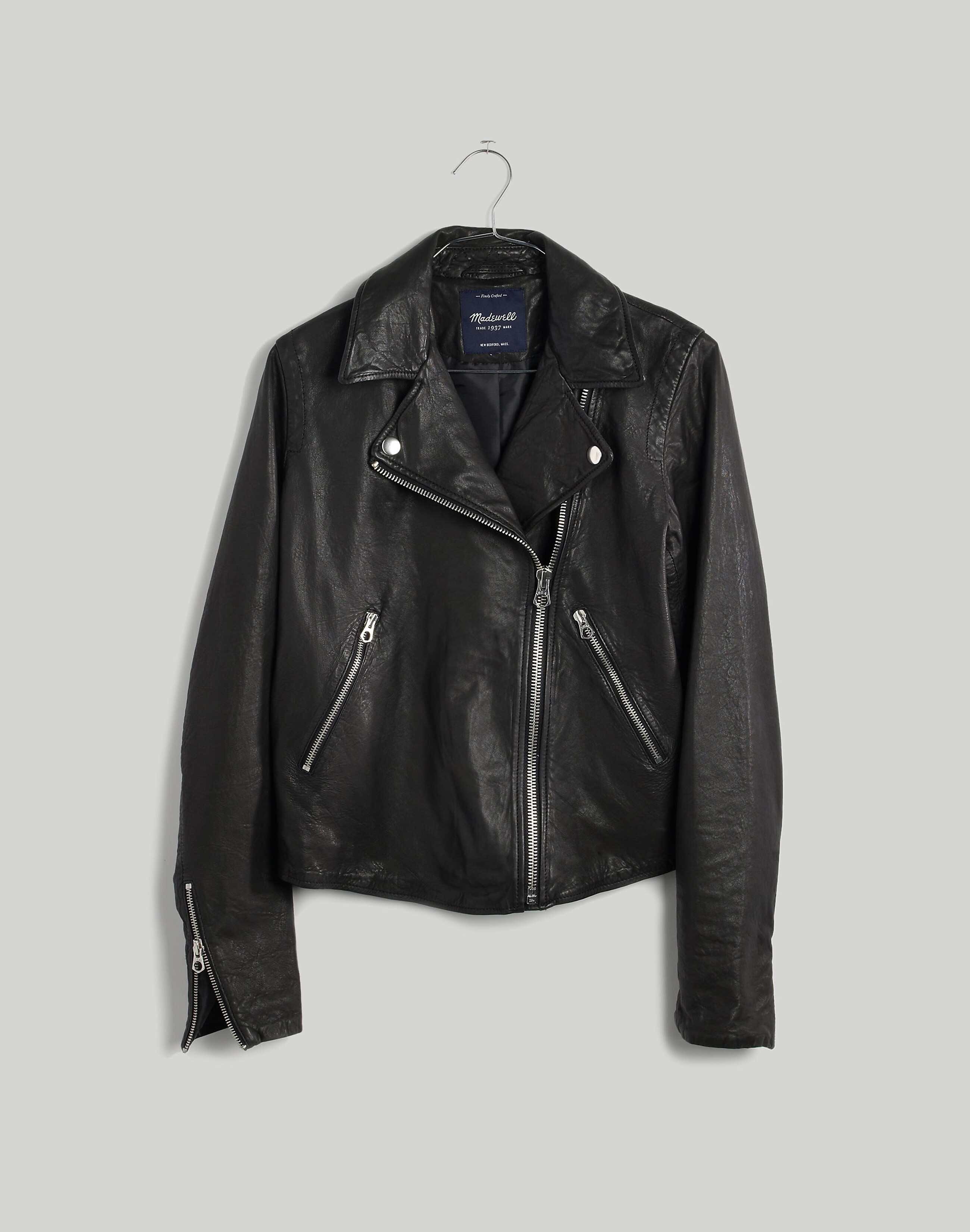 The Washed Leather Motorcycle Jacket | Madewell