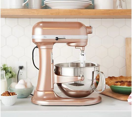 KitchenAid Pro 600 6-qt Bowl Lift Stand Mixer with Flex Edge - QVC.com | QVC