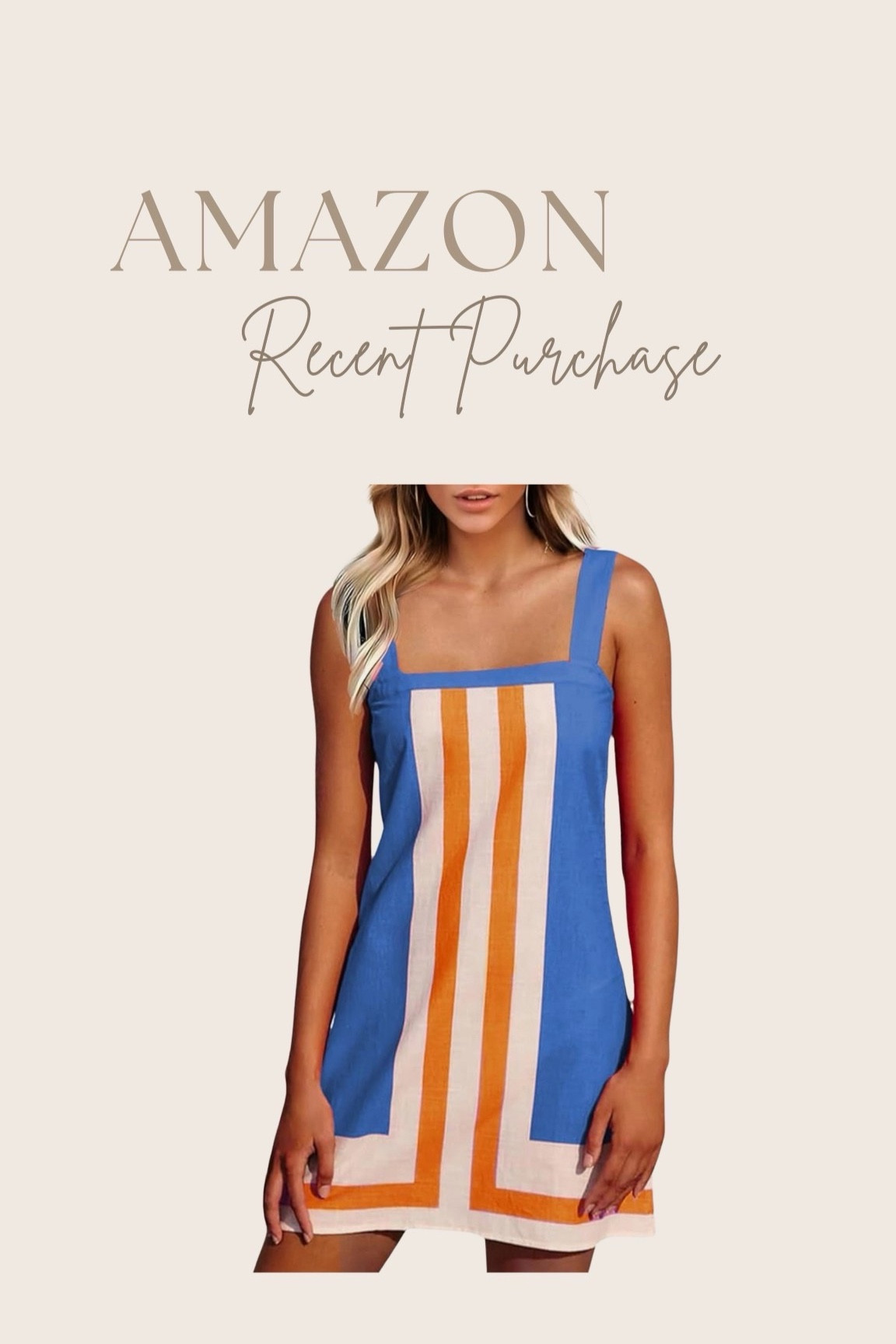 I’m loving this vibrant blue, orange, and cream mini dress I found on Amazon! The colors are so bold and fun, and the fit is absolutely perfect for any occasion. It’s a total showstopper and such a steal for the price!
 

 #LTKstorytime #LTKSwim #LTKTravel