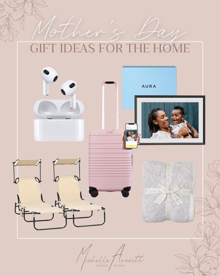 These ideas would make great gifts for Mother’s Day! This digital picture frame would be a great gift for a mother, or grandmother!

Luggage, outdoor tanning chair, summer chair, barefoot, dreams, blanket, AirPods, aura digital photo frame 

#LTKhome #LTKstyletip #LTKfindsunder100