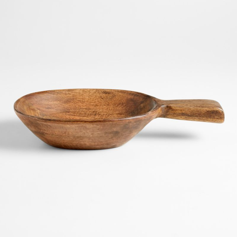 Calistoga Wooden Bowl with Handle by Gaby Dalkin + Reviews | Crate & Barrel | Crate & Barrel
