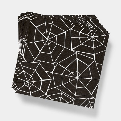30ct Spiderweb Disposable Halloween Lunch Napkins - Hyde & EEK! Boutique™ | Target