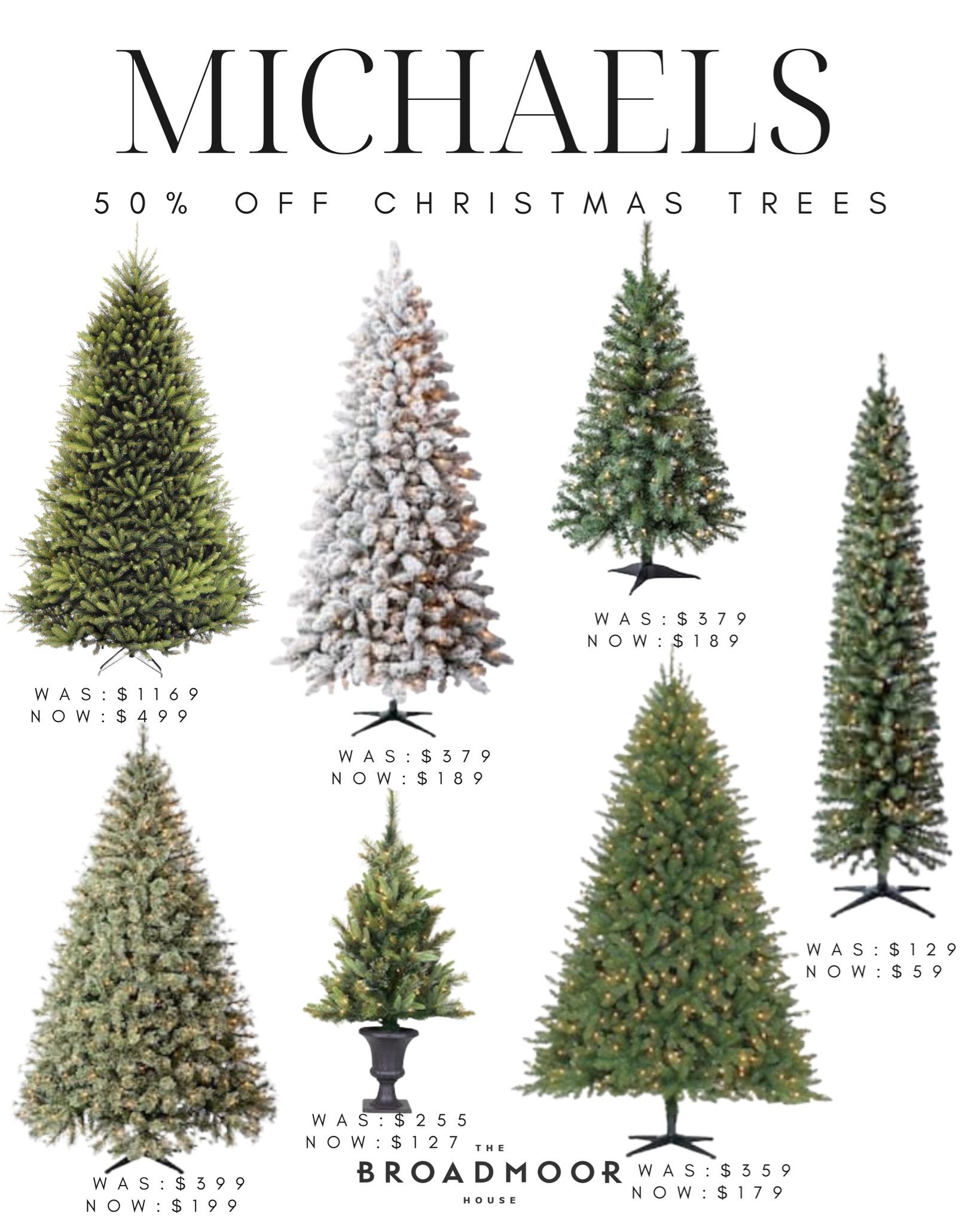 Michaels Christmas tree sale!! 50% off all trees!!


Christmas tree, Christmas decorations, holiday decorations, michaels craft store, flocked tree, pre lit tree, fir tree, pine ore, mini Christmas tree, large tree, holiday ,

#LTKsalealert #LTKHoliday #LTKhome