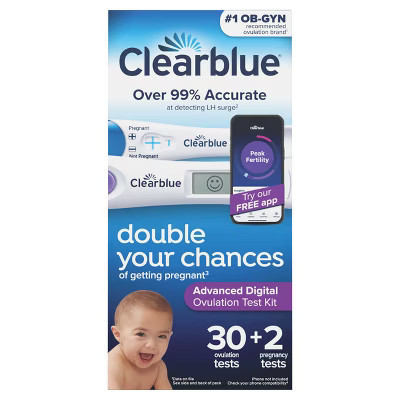 Clearblue Advanced Digital Ovulation Test + 2 Pregnancy Test - 30ct | Target