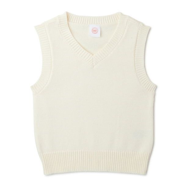 Wonder Nation Girls Sleeveless Sweater Vest, Sizes 4-18 & Plus | Walmart (US)