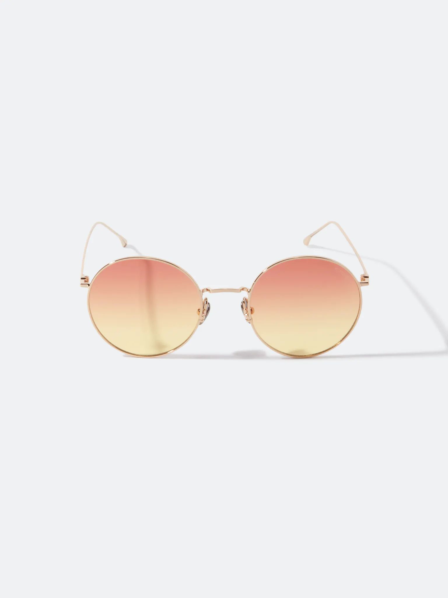 Yoko Round Coin Edge Sunglasses | Verishop