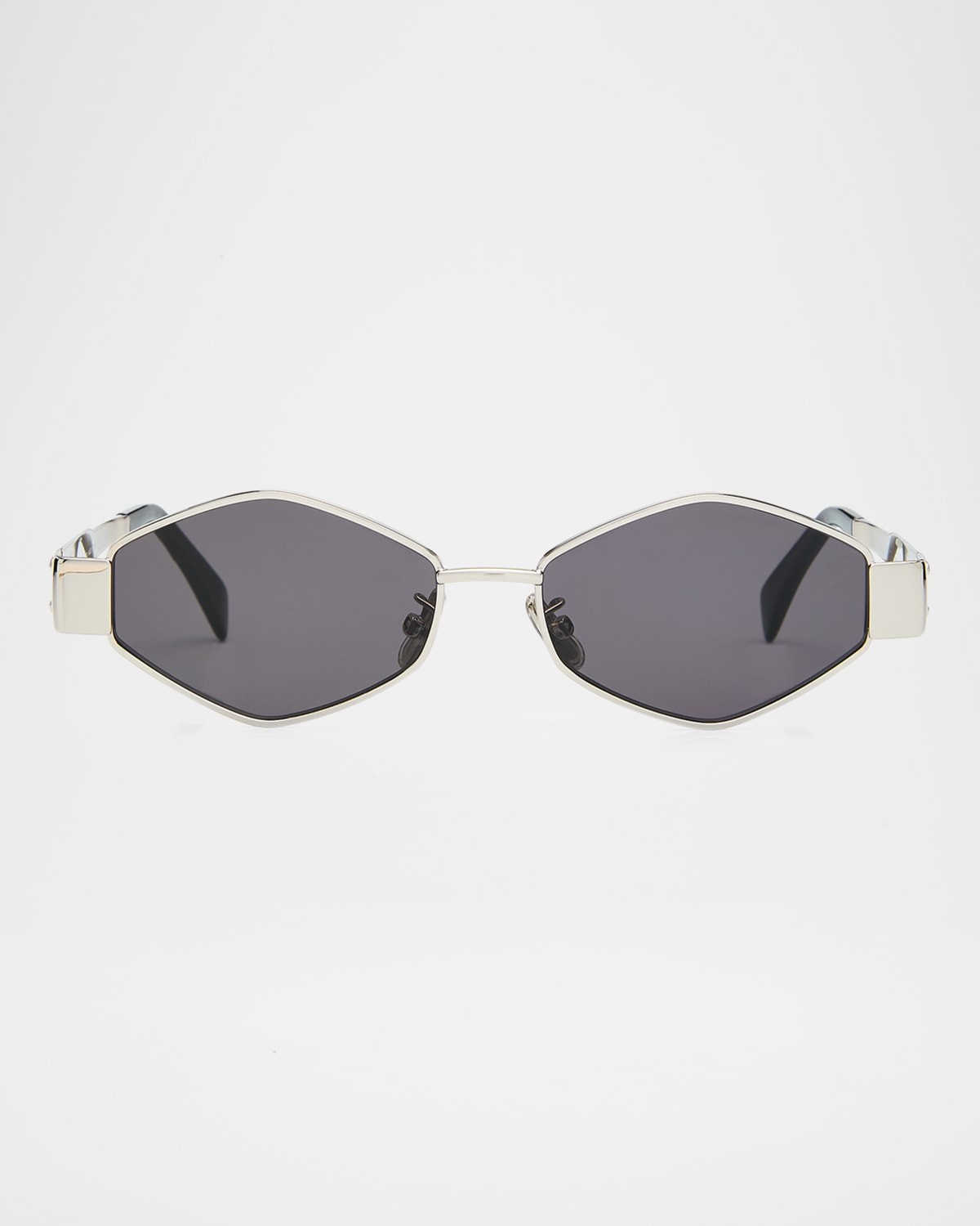 Men's Triomphe Metal and Nylon Oval Sunglasses | Neiman Marcus