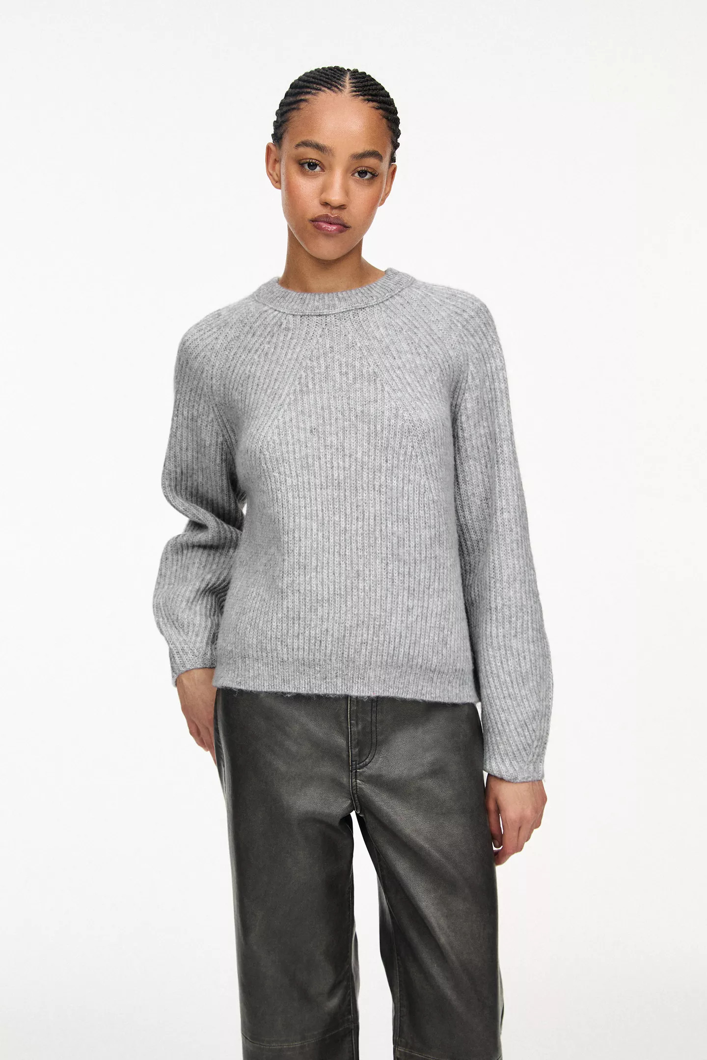Soft purl knit jumper | PULL and BEAR UK