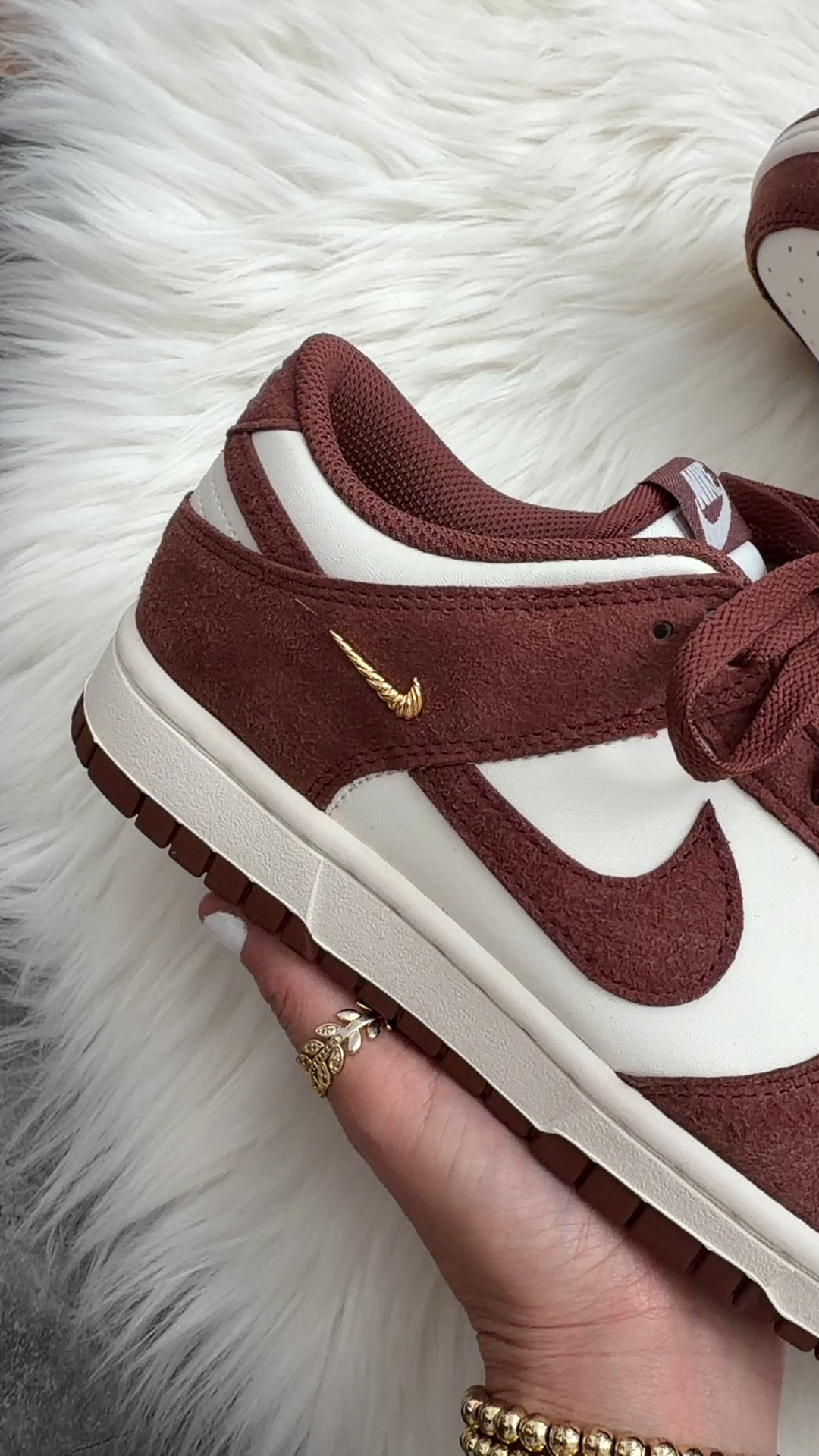 Nike dunk low suede sneakers now $78 originally $120 with code longshot. Runs true to size 