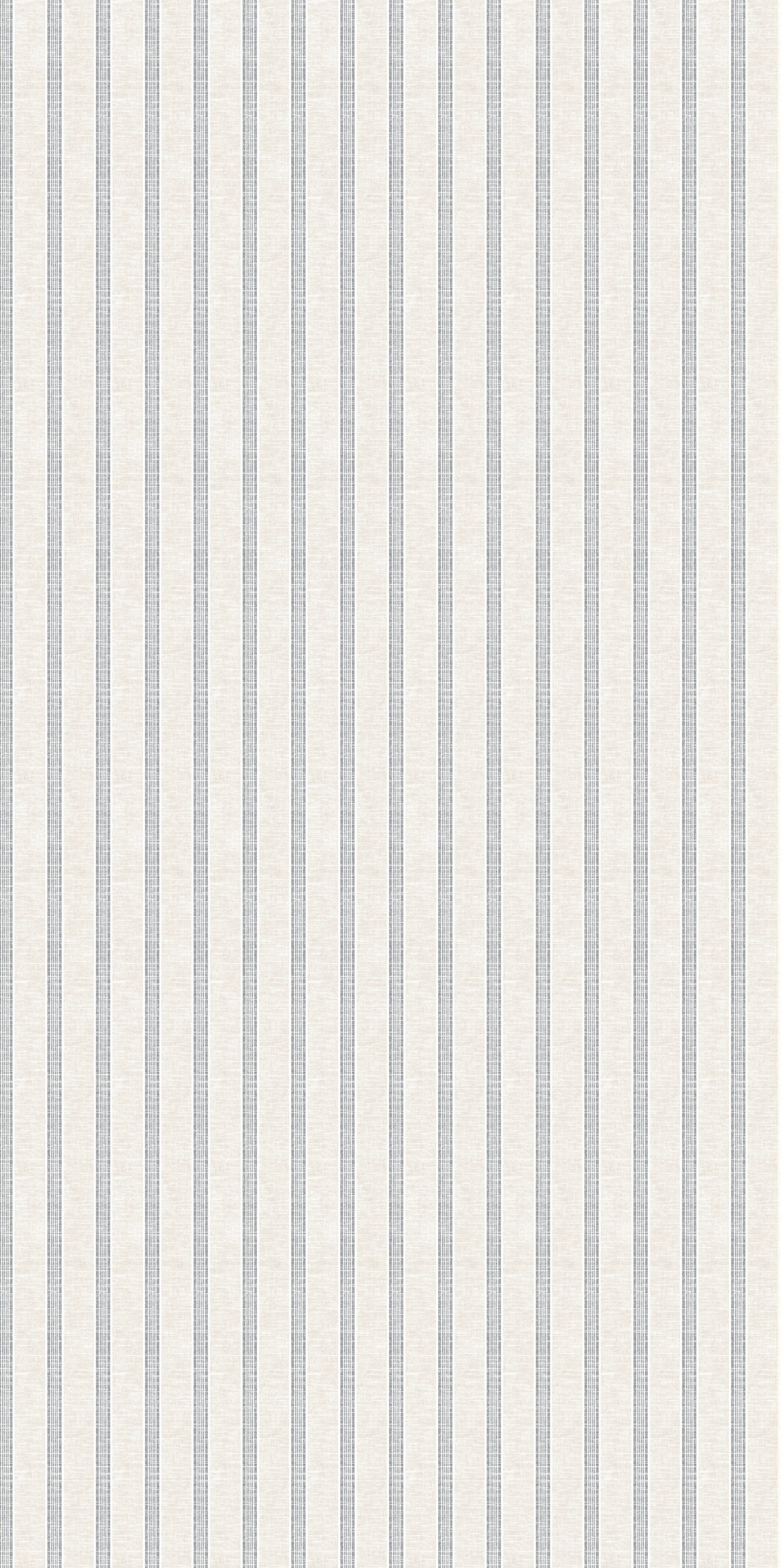 Linen Stripe - Peel and Stick / Sample 8 x 9.6 in / Oat/Navy -- A3A4A7 | Chasing Paper