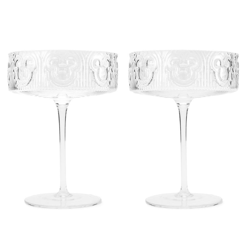 Mickey Mouse Icon Coupe Glass Set | Disney Store
