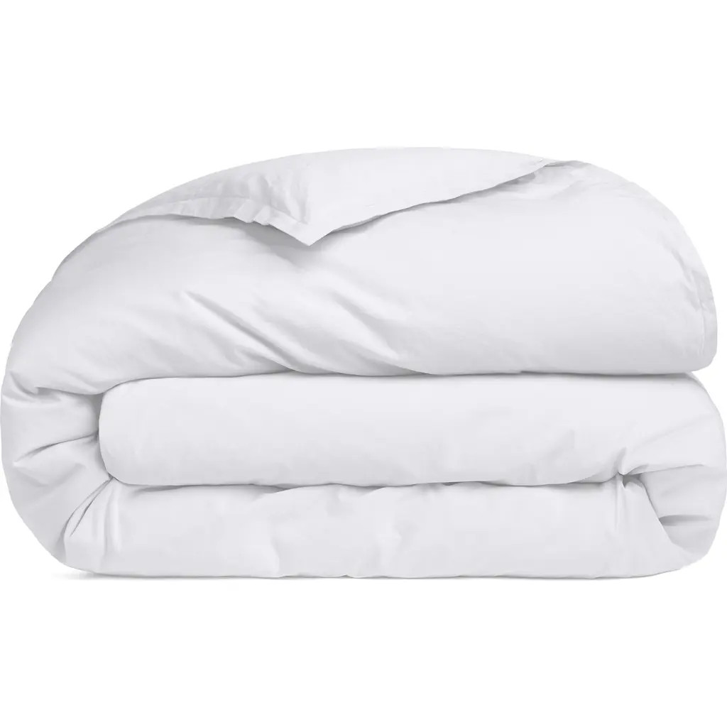 Parachute Percale Duvet Cover in White at Nordstrom, Size King | Nordstrom