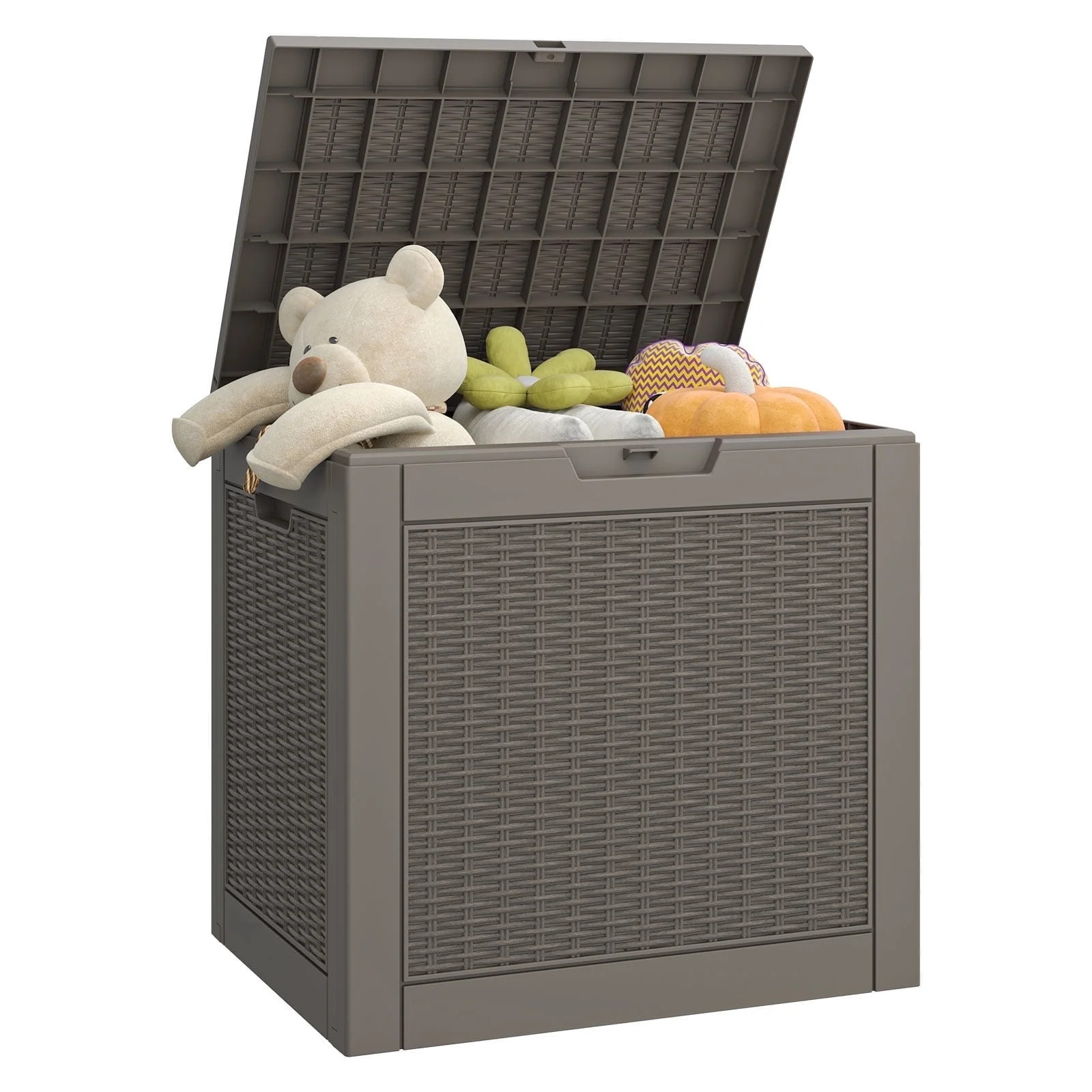 Bifanuo 31 Gallon Deck Box, Resin Outdoor Storage Box, Waterproof and UV Resistant Lightweight St... | Walmart (US)