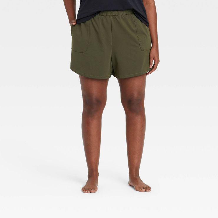Women's Mid-Rise Knit Shorts 5" - All in Motion™ | Target