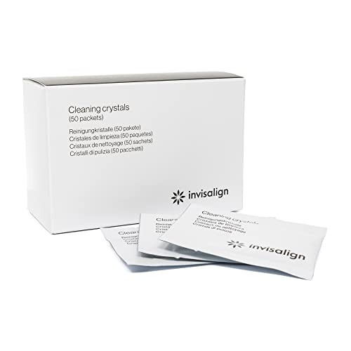 INVISALIGN Cleaning Crystals for Clear Aligners and Retainers, (50 Packets) | Amazon (US)