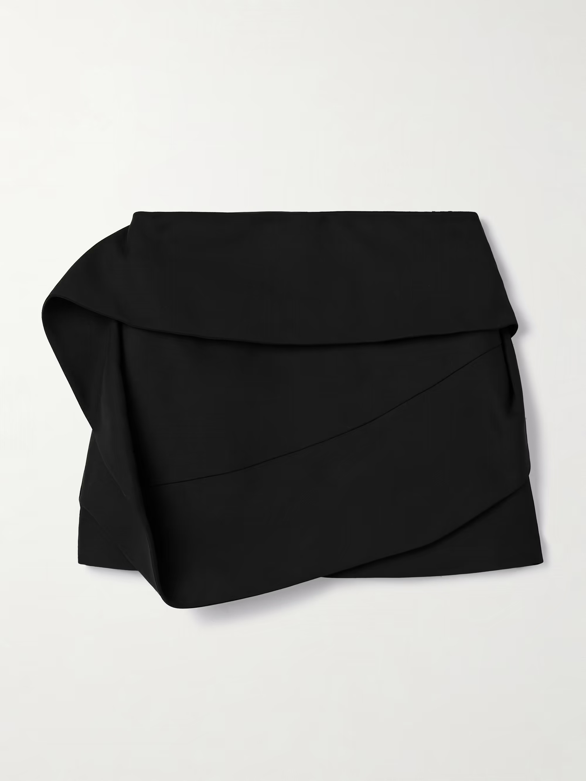 Draped crepe mini skirt | NET-A-PORTER (US)