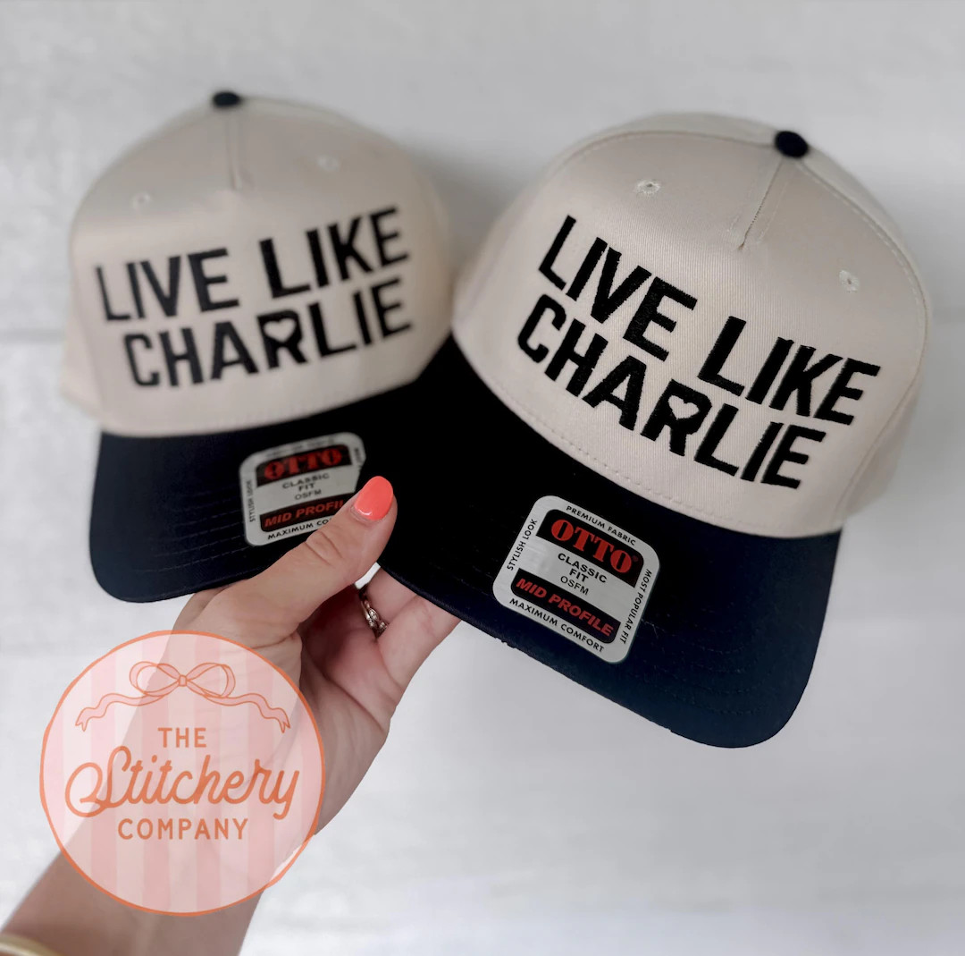 LIVE LIKE CHARLIE Custom Trucker Hat - Etsy | Etsy (US)