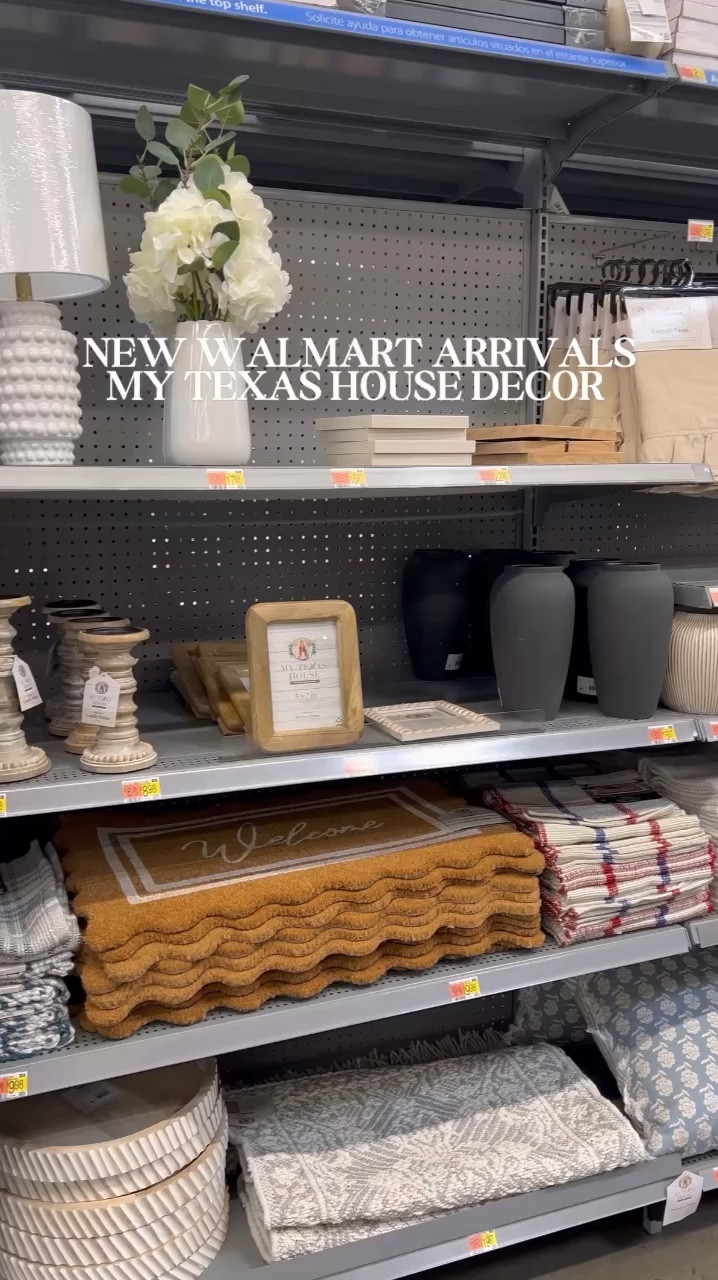New Walmart arrivals, My Texas Home Decor. 

#LTKhome #LTKsalealert #LTKVideo