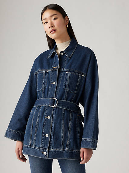 Levi's Belted Dolman Trucker Jacket - Women's M | Levi's US
