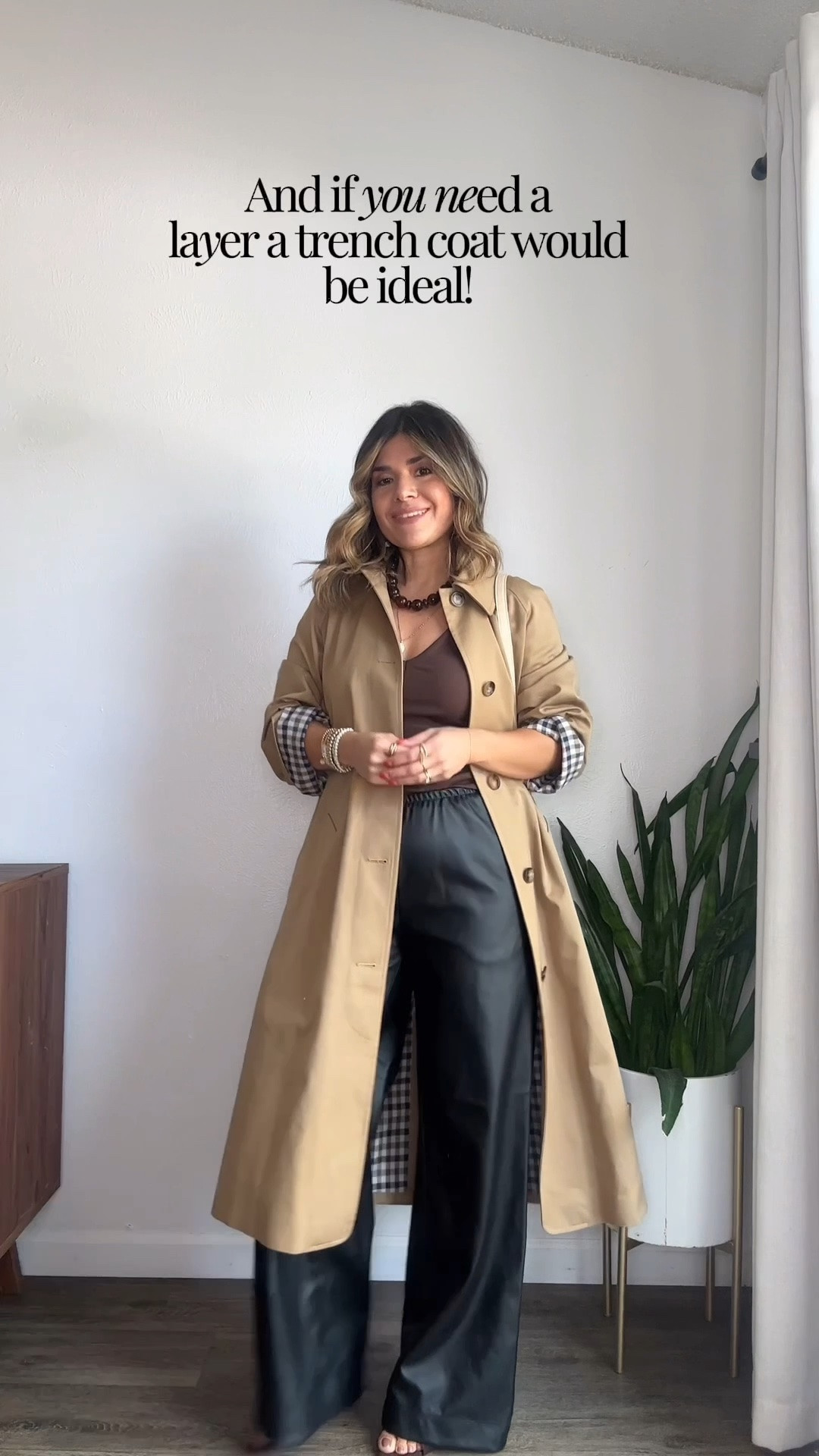 The chicest faux leather pants!!
Top size xs
Pants size xs
Coat size 4US

#LTKootd #LTKSeasonal #LTKmomlife