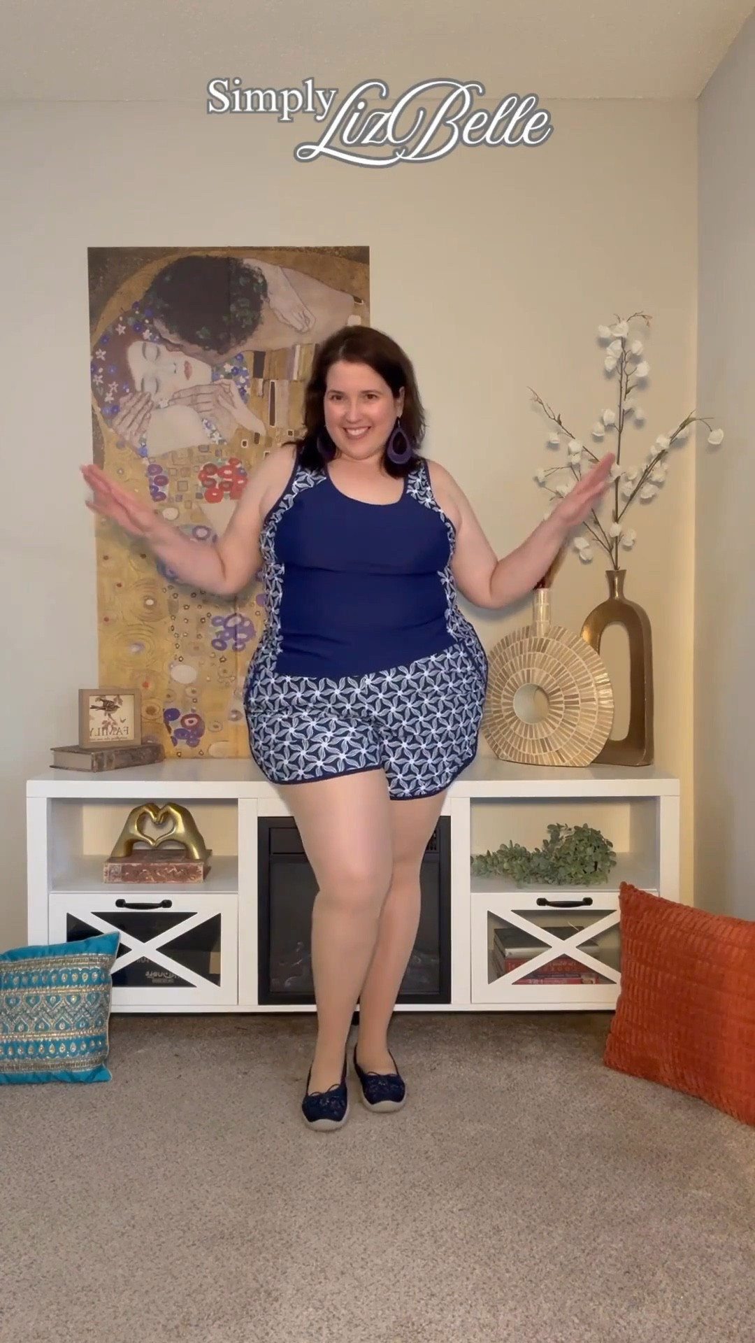 This swimsuit is ideal for us, ladies that enjoy a more sporty look. Make sure to check out the peekaboo Design on the back. This is a two-piece tankini that can even be used for training even if there’s no water involved. Great for spring break the beach a nice beach volleyball match to wear all day on a cruise vacation. I just walked by the pool.

#LTKdayinmylife #LTKPlusSize #LTKSeasonal