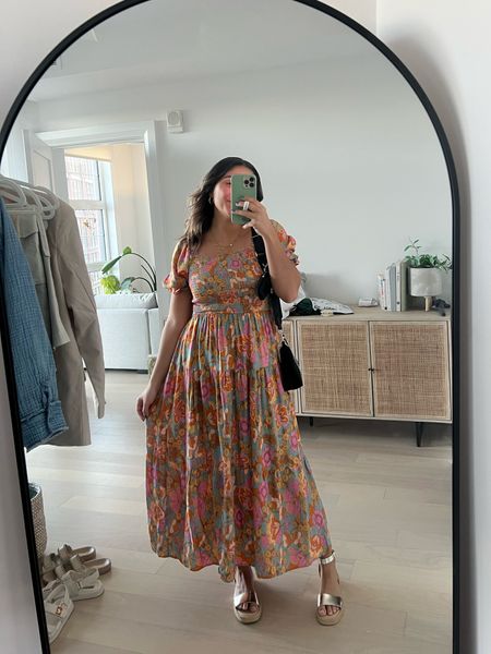 Comfy summer date night outfit: maxi dress from Amazon under $40 (tts- medium), paired with comfy gladiator sandals (TTS- 7.5). Great to walk around in!! 

#LTKshoecrush #LTKFind #LTKSeasonal