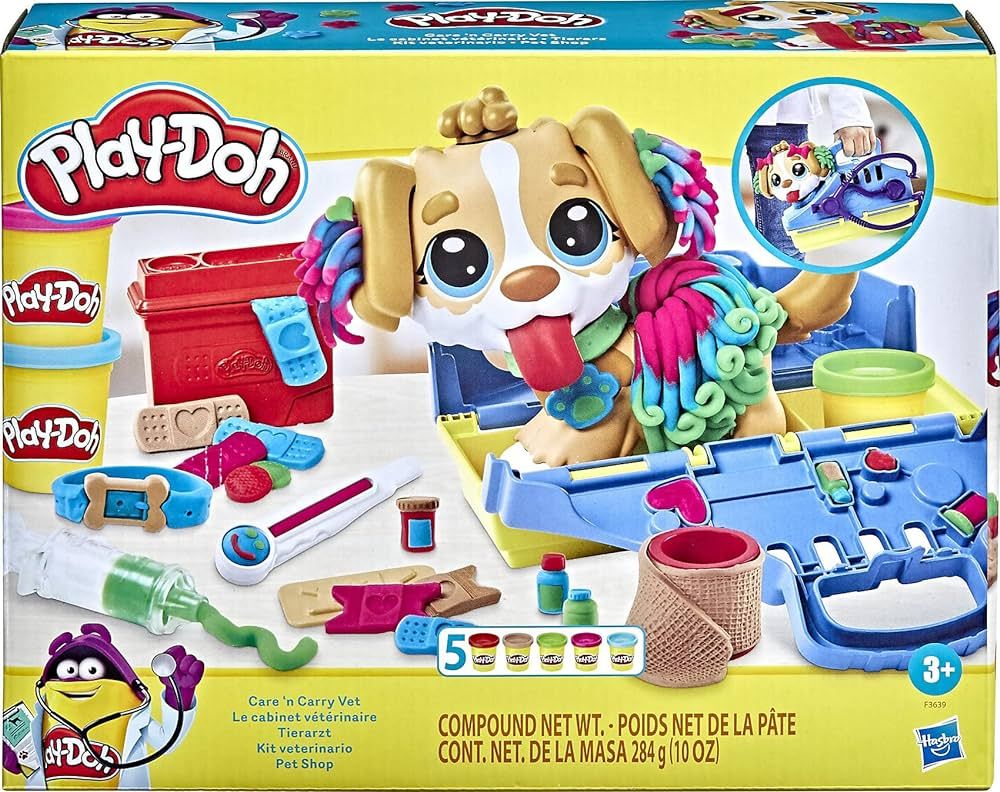 Play-Doh Care 'n Carry Vet Playset for Kids 3 Years and Up with Toy Dog, Storage, 10 Tools, and 5... | Amazon (CA)