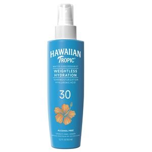 Hawaiian Tropic Weightless Hydration Water Mist Sunscreen, SPF 30, 5.2 OZ | CVS