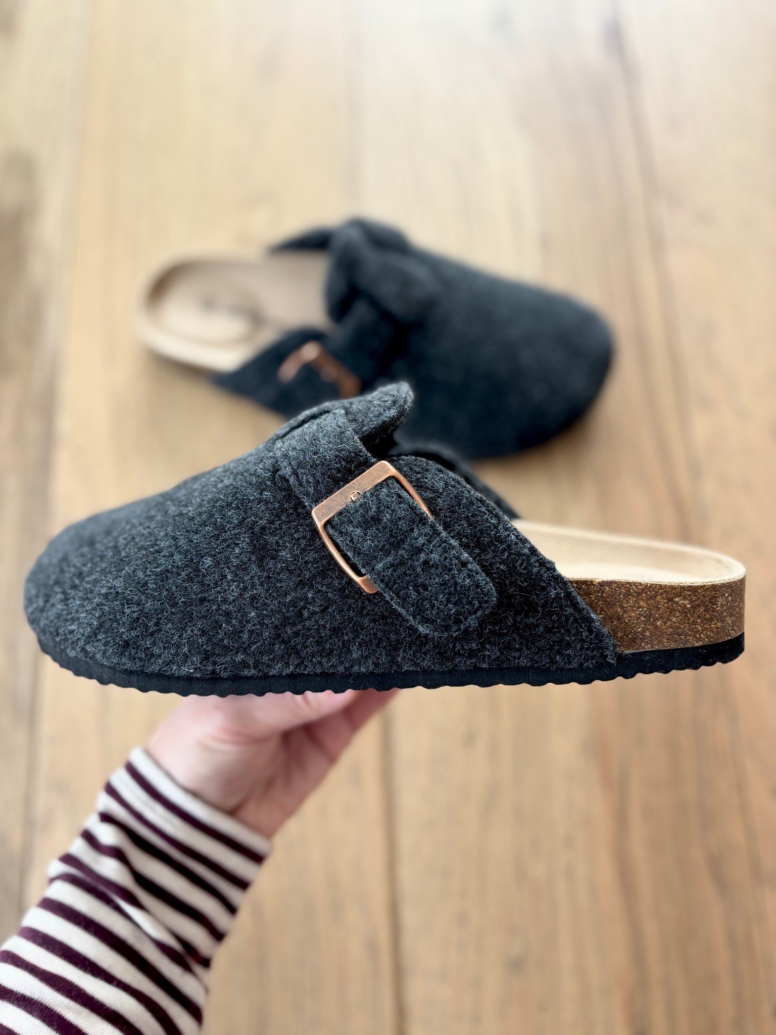 Wool clogs for a steal! I have been wearing this non stop and they keep my toes warm! 

Clogs, wool, grey, gold

#LTKFindsUnder50 #LTKGiftGuide #LTKHoliday