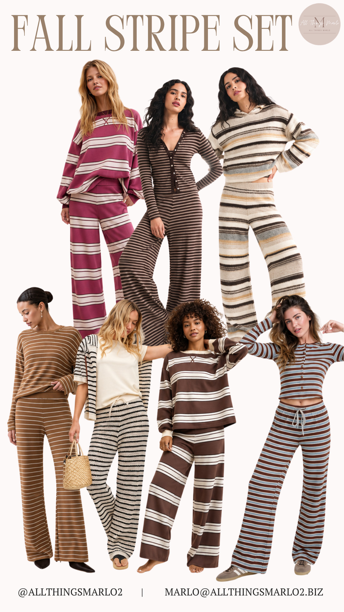 Fall stripe set 

 #LTKSeasonal #LTKWorkwear #LTKTravel