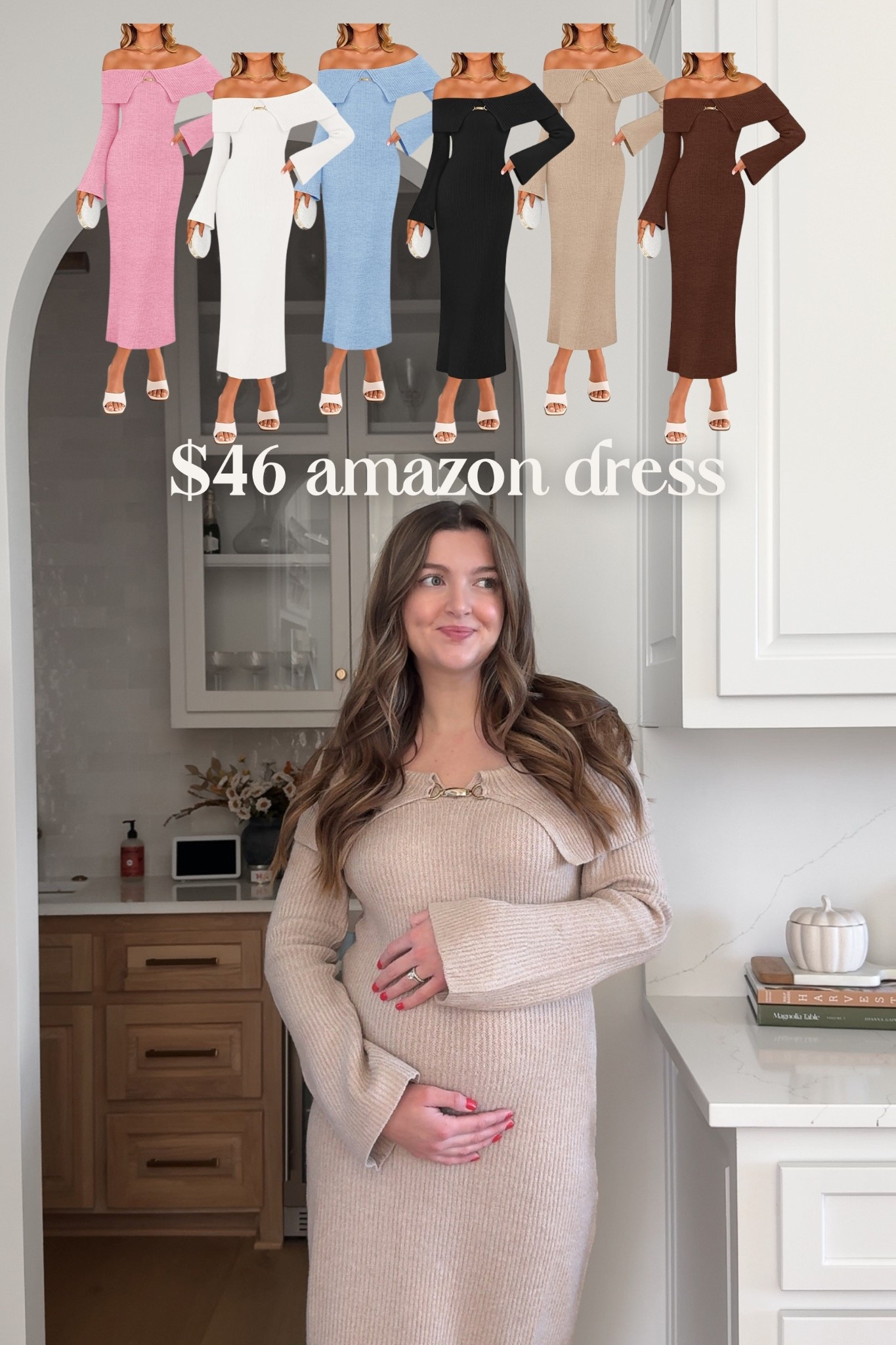 Pregnancy / maternity friendly fall knit sweater dress from amazon! Such a cute fall staple piece to wear with heels or booties! Plus comes in so many colors!

Only $46

Color: Apricot
Size: Medium 

Amazon fashion, fashion finds under 50, affordable fashion, fall fashion, fall outfit, fall dress, maternity dress, baby shower dress, amazon dress, amazon maternity 

#LTKFindsUnder50