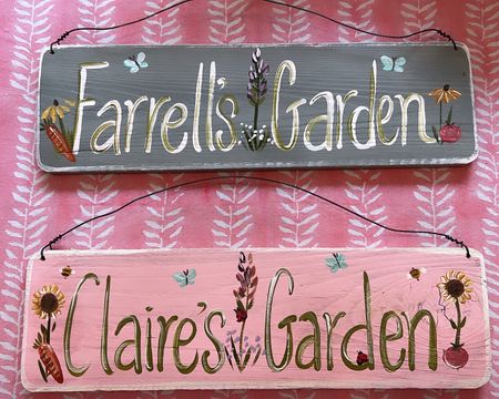 Our adorable garden signs. Can’t recommend this shop enough! Will treasure these forever! 👩‍🌾🪴

#LTKhome #LTKSeasonal #LTKfindsunder50