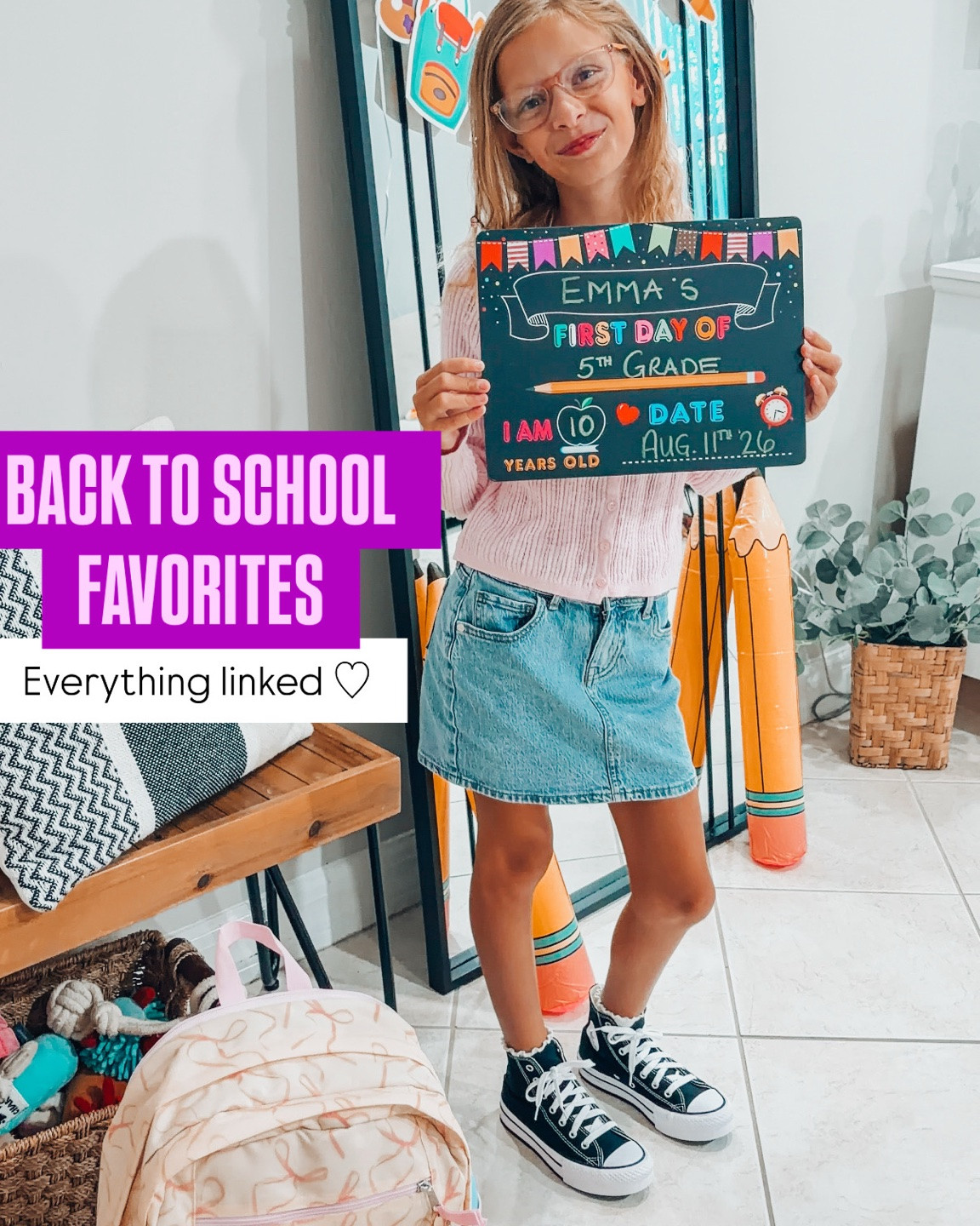First day back to school. Linked everything we used this year for 5th grade! 📚

#LTKKids #LTKdayinmylife #LTKootd