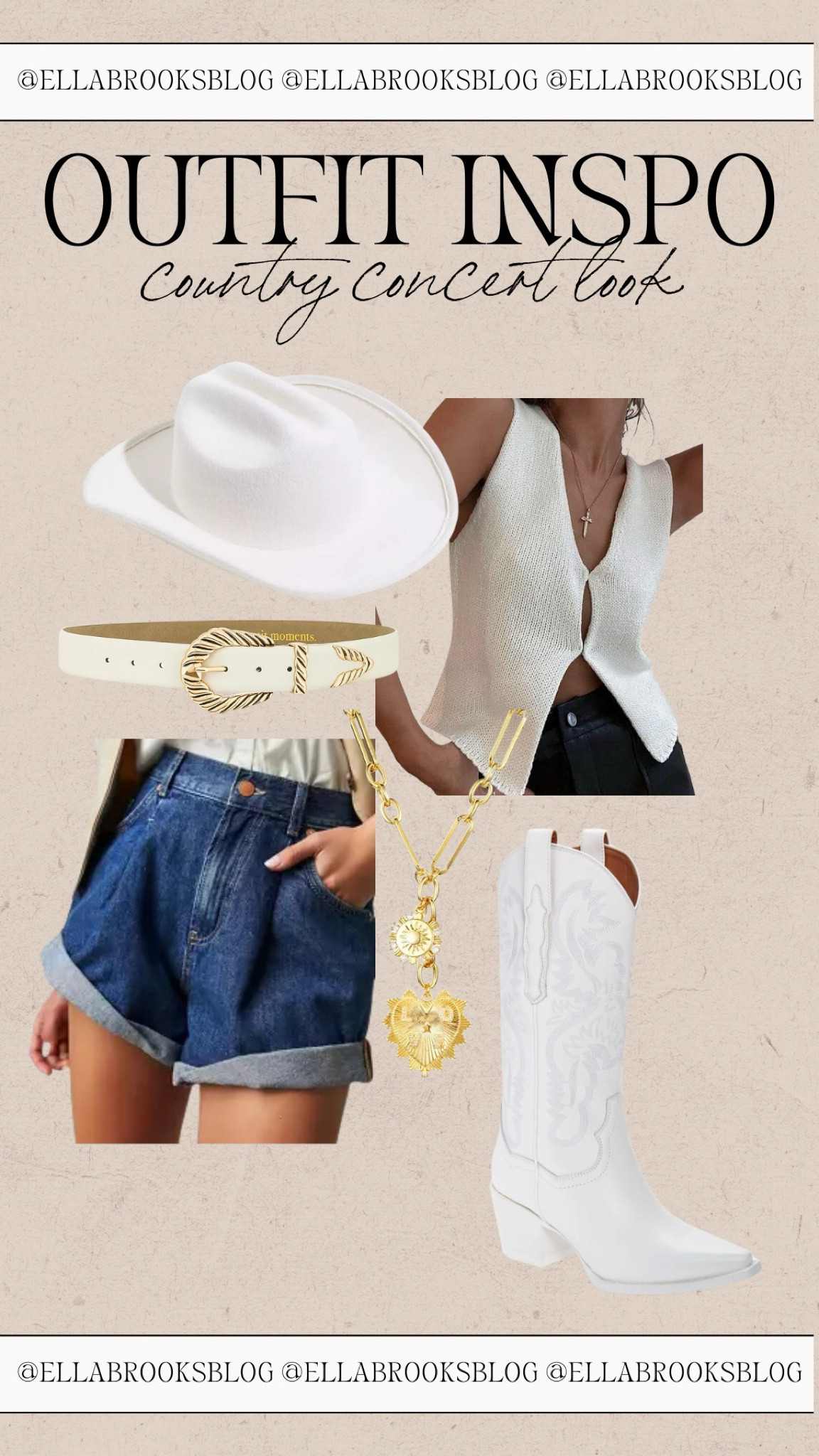 Country Concert Outfit Inspo✨
country concert outfit, country inspired look, amazon fashion finds, denim shorts, affordable denim, summer denim, cowboy boots, cowboy hat, affordable accessories 

#LTKShoeCrush #LTKSeasonal #LTKStyleTip