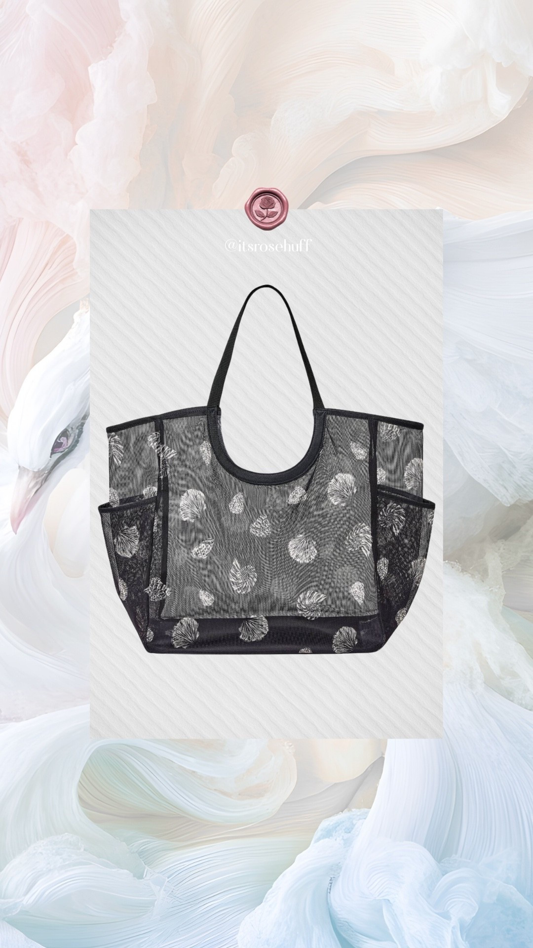 My summer beach tote 🖤🐚 this will be coming everywhere with me

#LTKFindsUnder50 #LTKTravel #LTKmomlife