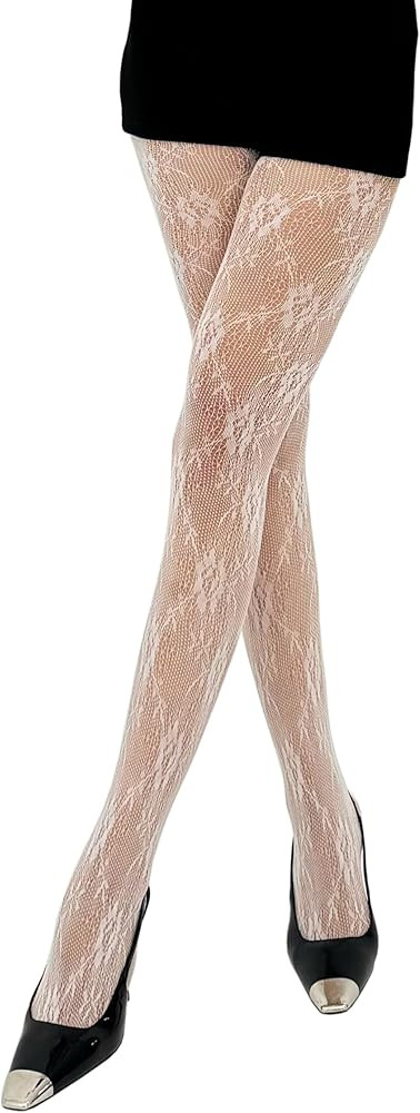 EVERSWE High Waist Fishnet Tights, Thigh High Suspender Stockings | Amazon (US)
