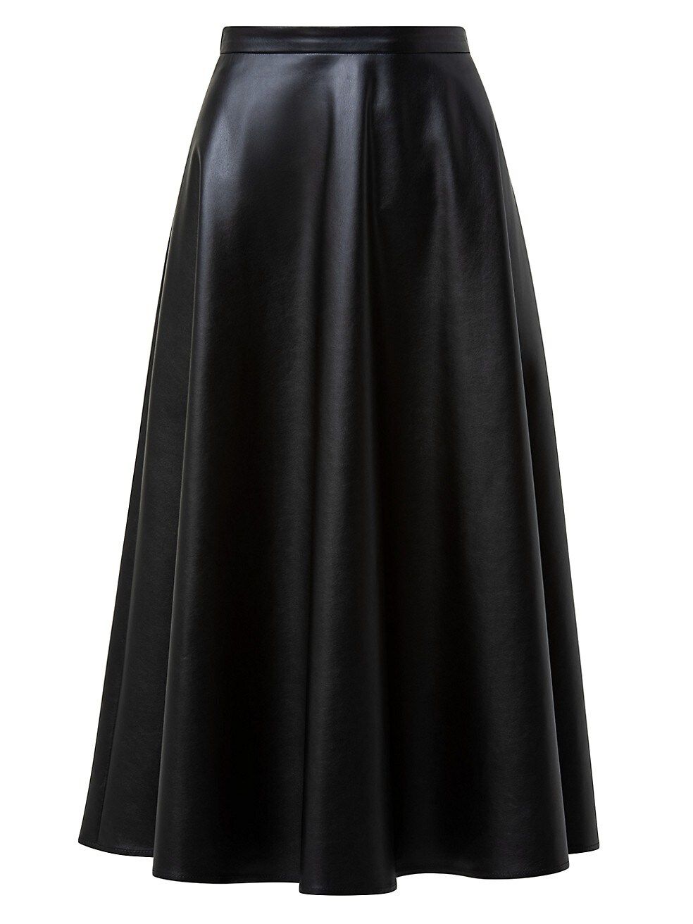 Akris punto Faux Leather Circle Skirt | Saks Fifth Avenue