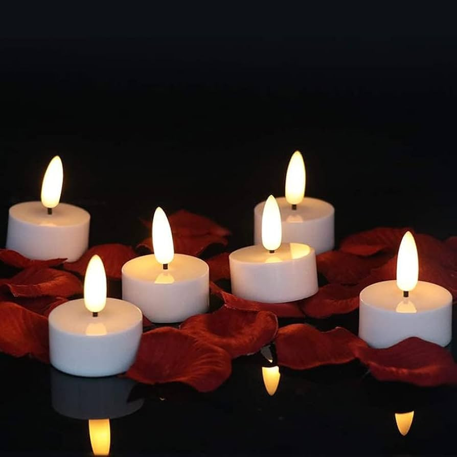 LED Tea Light Flameless Candles Flicker with Timer (6 Hours on and 18 Hours Off) for Home Party D... | Amazon (US)
