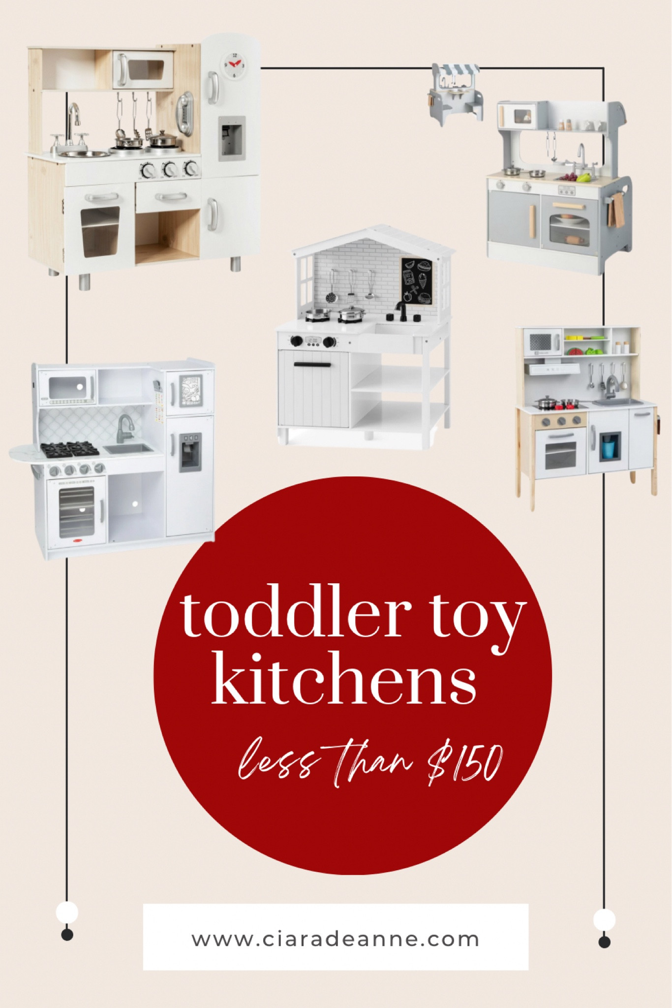 Toddler toy kitchens that won’t break the bank. Less than $150 these kitchens are the cutest addition to your home and kids toys!

#LTKFamily #LTKKids #LTKHoliday