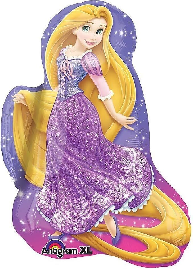 Disney Princess Rapunzel Super Shape 31" Mylar Foil Balloon | Amazon (US)