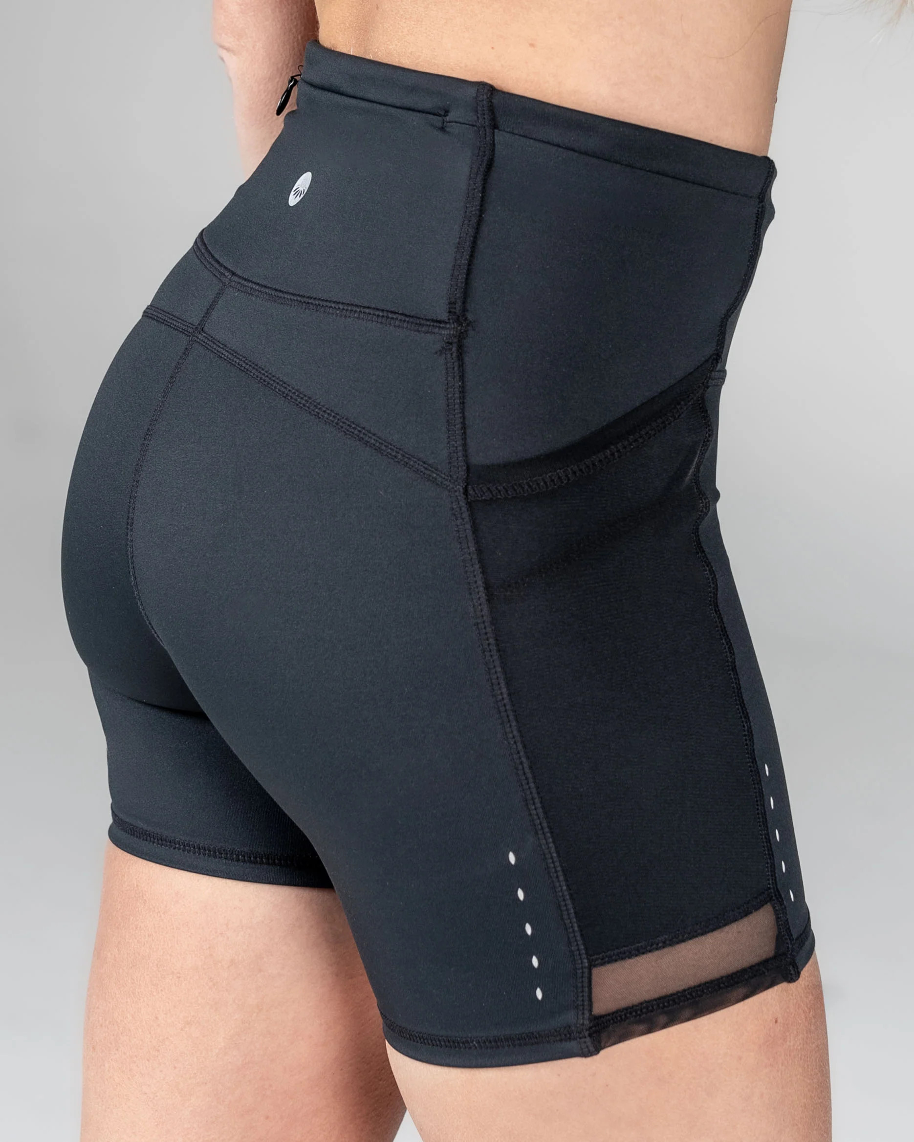 Lux Ultra Mesh Shorts (5 in. inseam) - Black | Senita Athletics