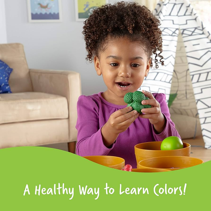 Learning Resources Farmer’s Market Color Sorting Set - 30 Pieces Age 18+ Months Toddler Learnin... | Amazon (US)