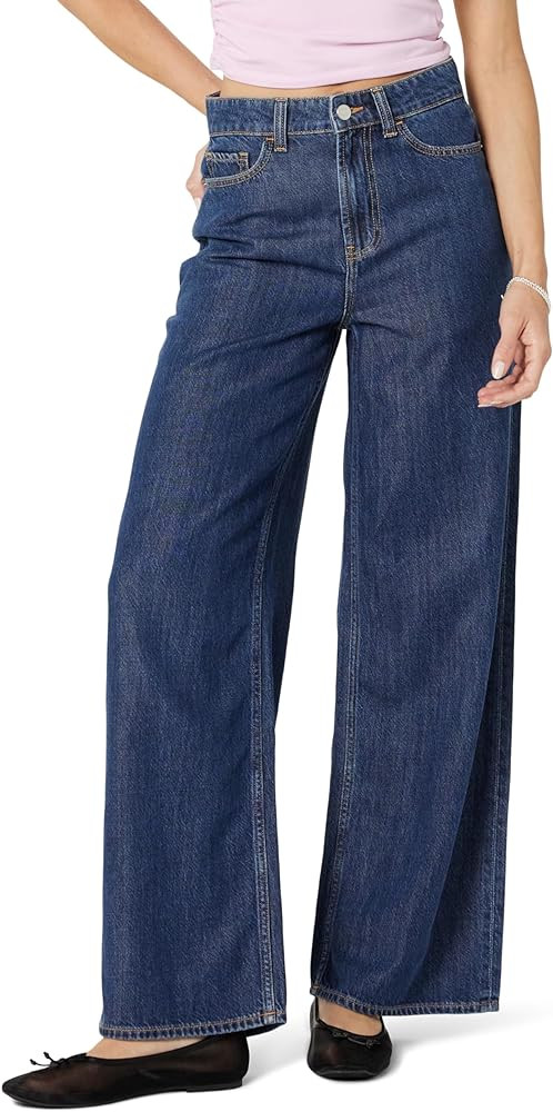 The Drop Women's Alba Wide-Leg Relaxed Denim | Amazon (US)