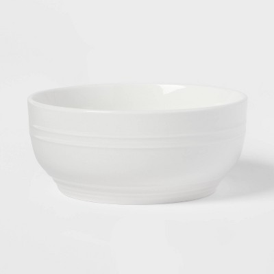 24oz Stoneware Westfield Cereal Bowl White - Threshold™ | Target