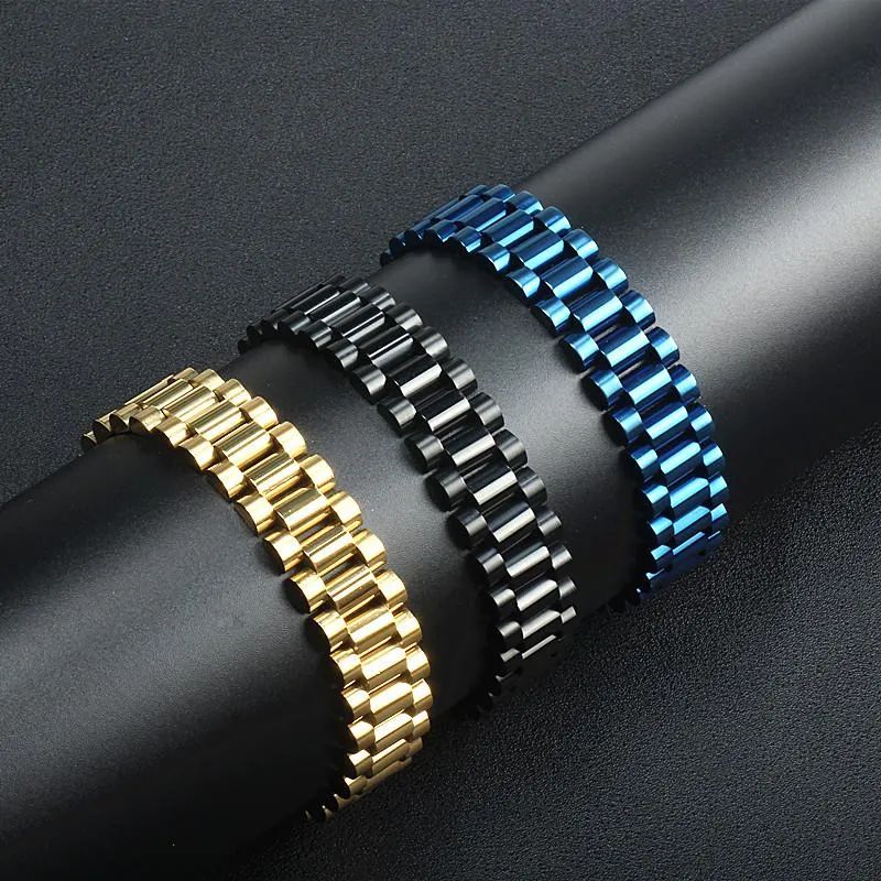 Wholesale Link, Chain Fashion 316 Stainless Steel Men Bracelet Jewelry Man Wristband Charm Bracle... | DHGate