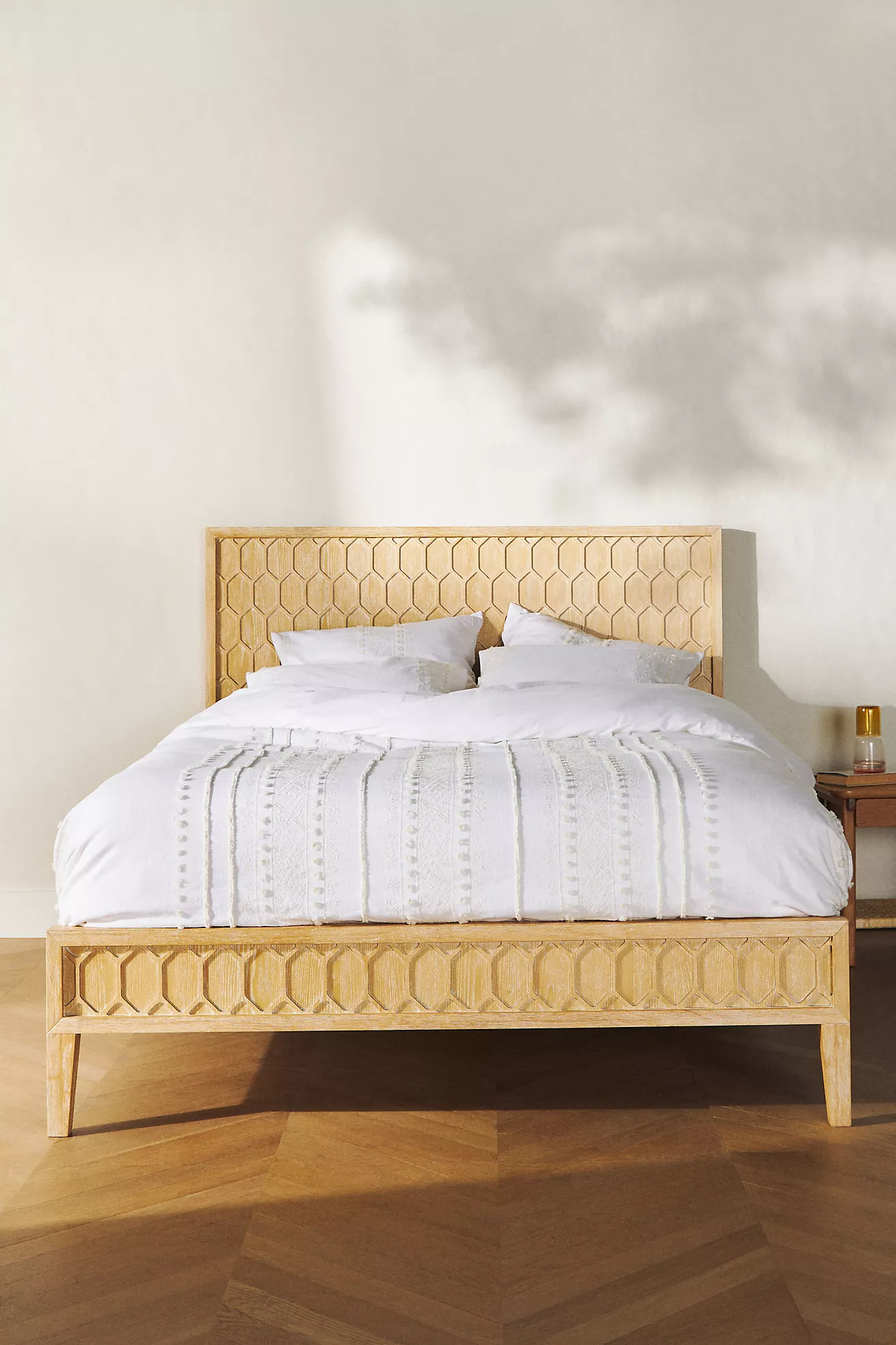 Textured Trellis Bed | Anthropologie (US)
