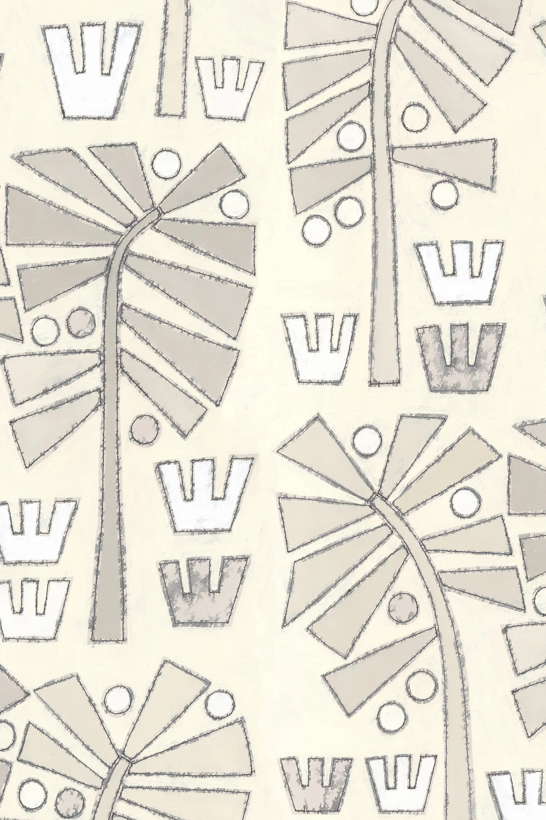 Grove Oyster | Artist Series Paste the Wall Wallpaper by Artscape | Made in Sweden | Artscape