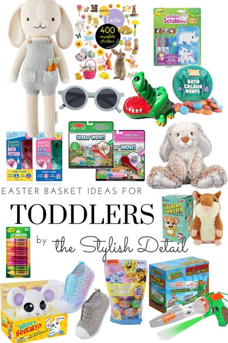 Elevate your toddler's Easter basket with adorable finds! 
Explore my curated picks for
toddler girls and boys - the perfect blend of joy and sweetness. Make this Easter unforgettable with The Stylish Details handpicked treasures. #EasterBasket #ToddlerGifts #Easter Joy #ToddlerGirl #ToddlerBoy #Like ToKnowlt

#LTKSeasonal #LTKkids #LTKSpringSale