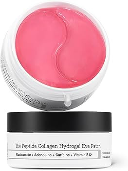 COSRX Pink Peptides Collagen Hydrogel Eye Patch for Puffy Eyes and Dark Circles, Under Eye Mask, ... | Amazon (US)