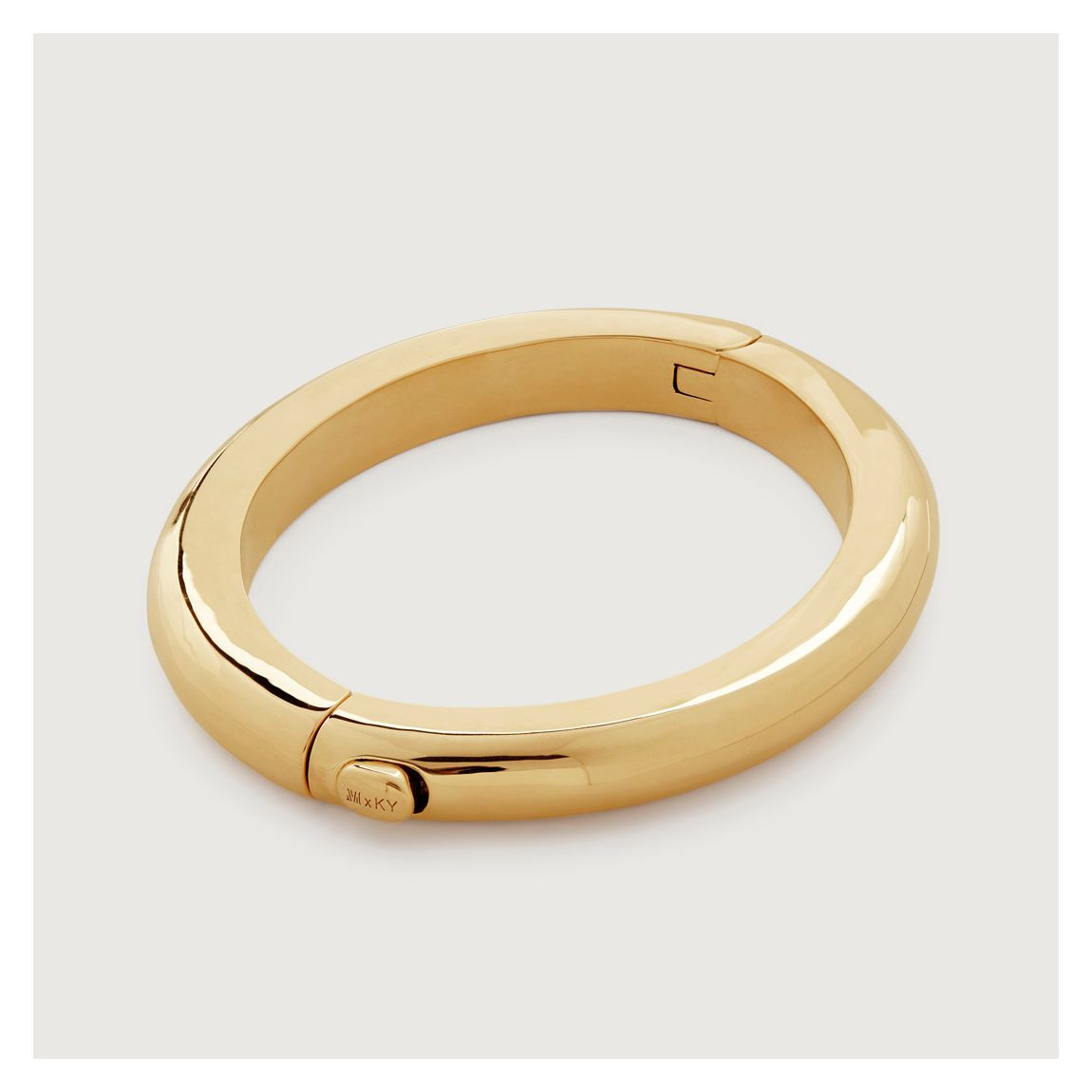 Monica Vinader Gold Kate Young Bangle - BrandAlley | BrandAlley